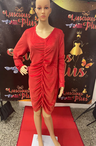 Lady Red Dress