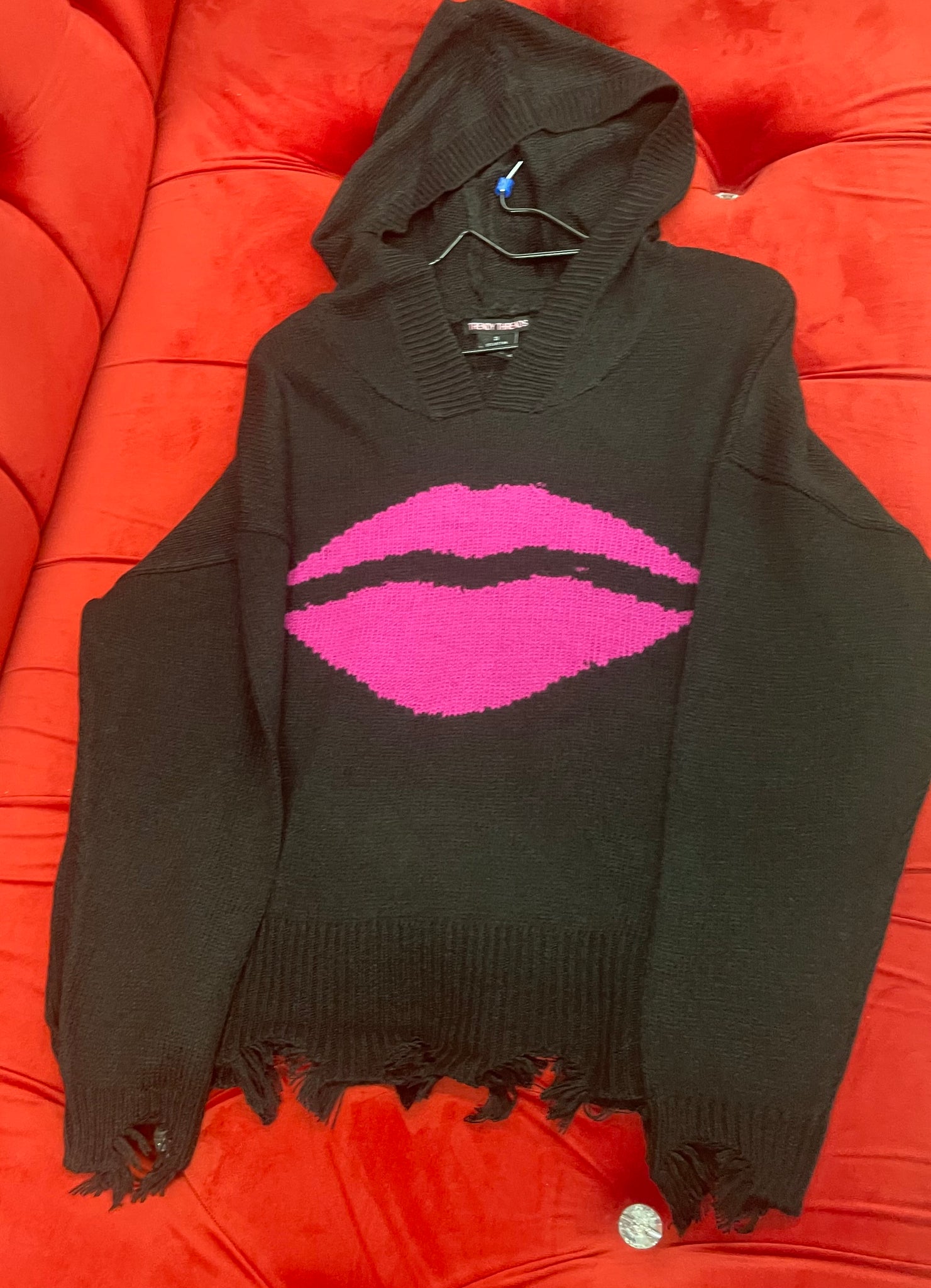 Pink Lip's Sweater